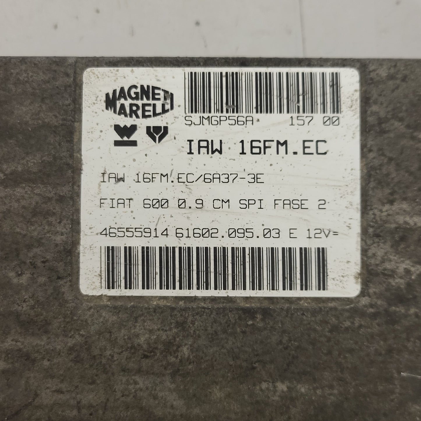 FIAT 600 SEICENTO ECU / IAW 16FM.EC / 46555914 / 61602.095.03 / MAGNETI MARELLI