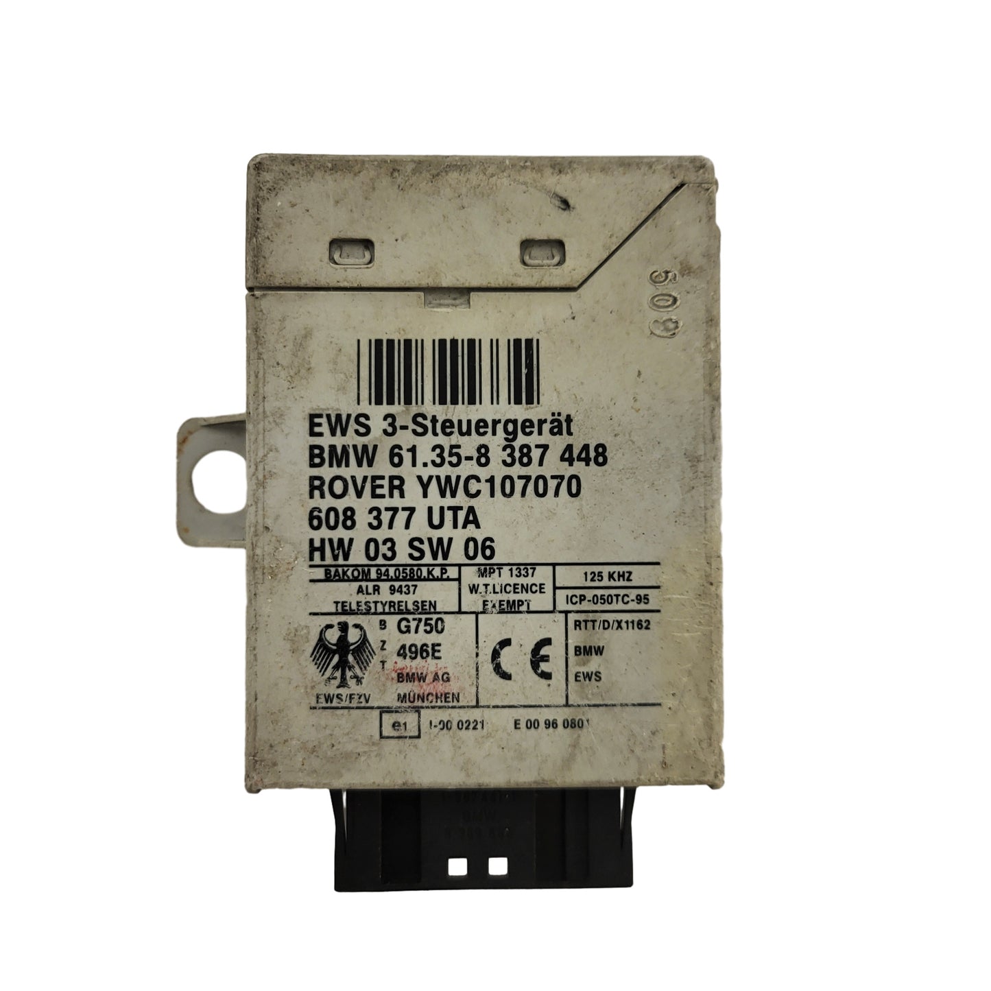 BMW E46 E39 ROVER 75 IMMOBILIZER ECU / YWC107070 / 61.35-8 387448 / 61.35-8387448