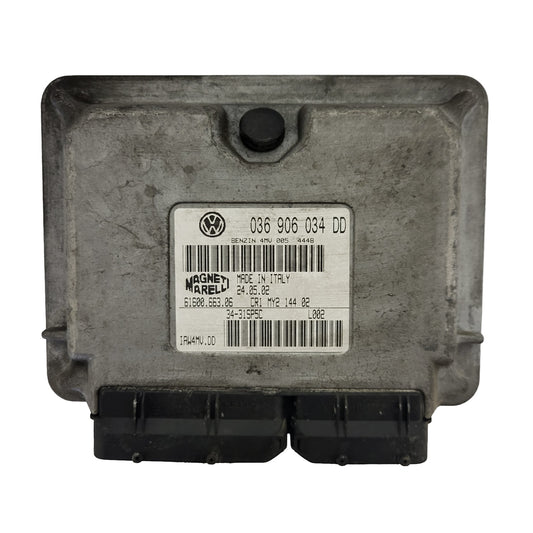 VW POLO ECU / 036906034DD / IAW 4MV.DD / 61600.663.06 / MAGNETI MARELLI