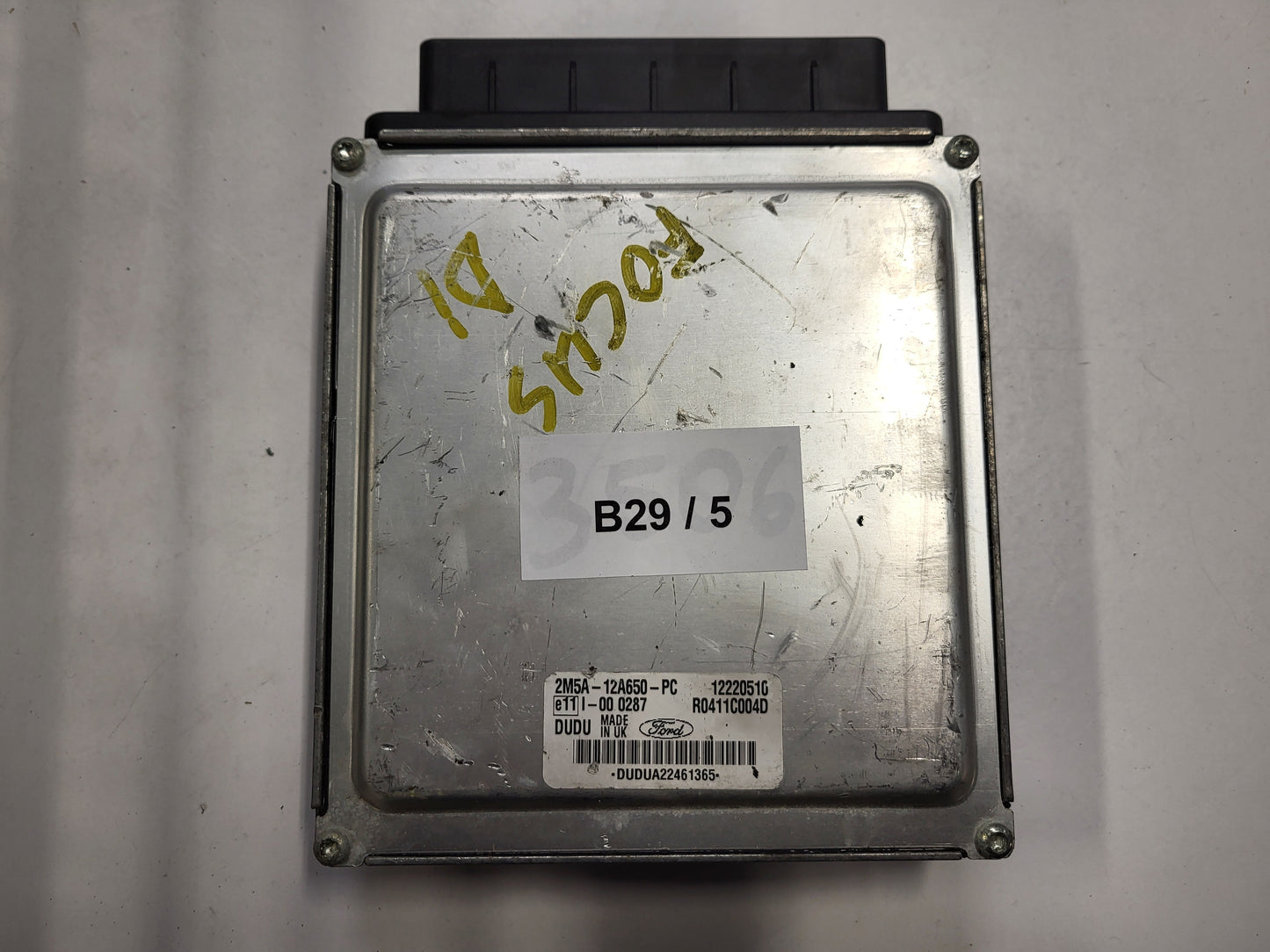 Ford Focus 1.8 TDCI ECU / 2M5A-12A650-PC / 12220510 / R0411C004D / DUDU / DELPHI