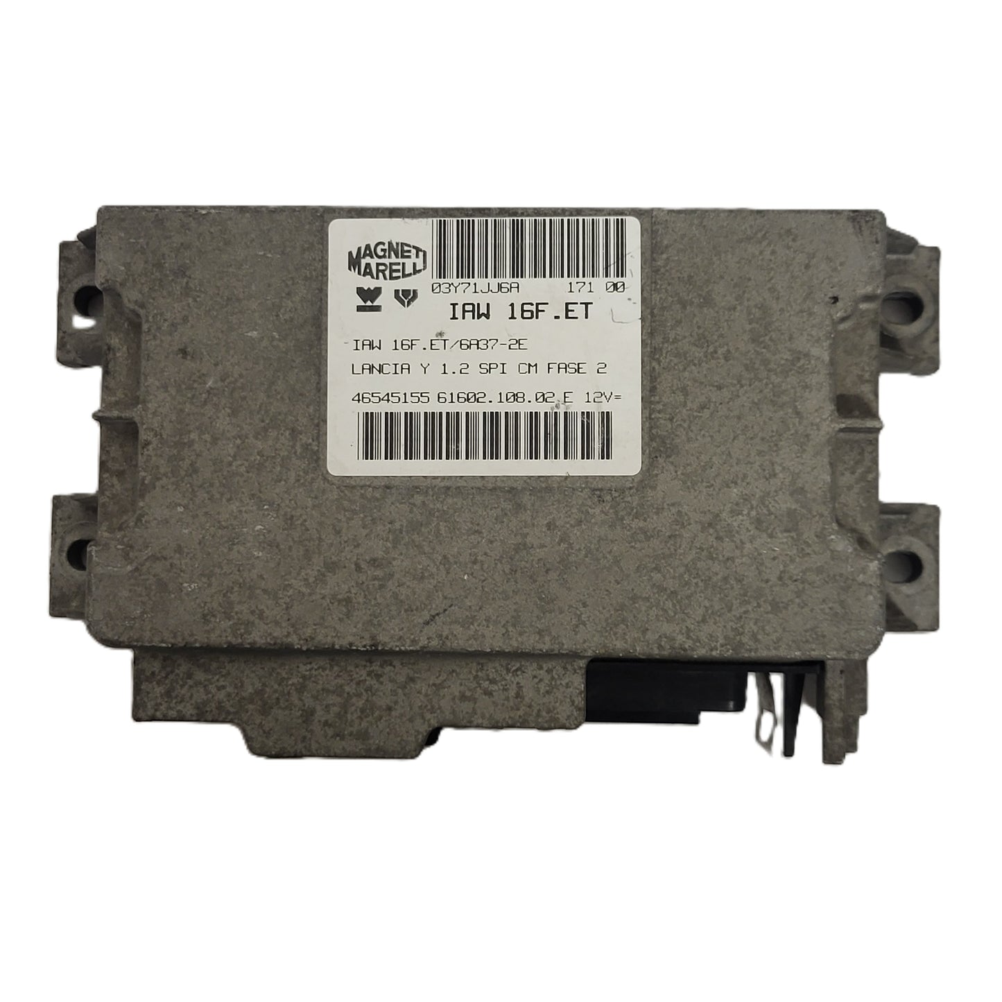 LANCIA Y 1.2 ECU / IAW16F.ET / 46545155 / 61602.108.02 / MAGNETI MARELLI
