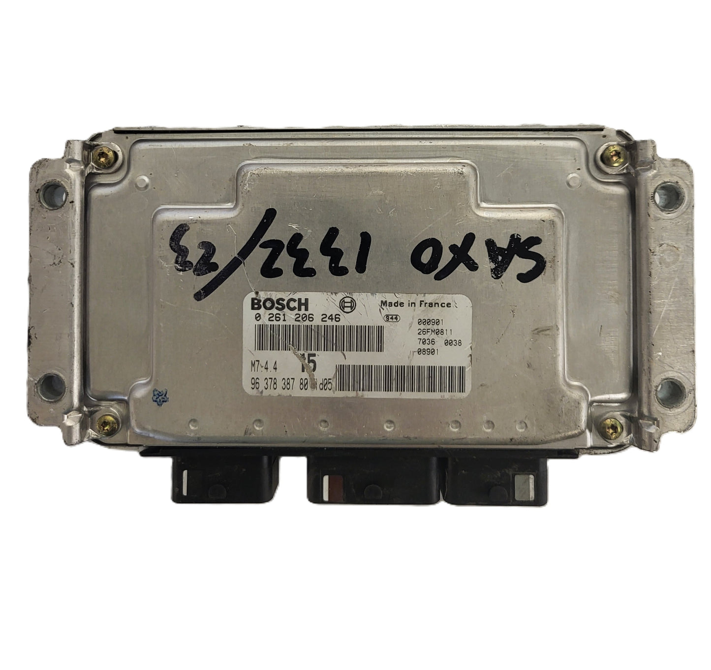 Peugeot Citroen ECU / 0261206246 / M7.4.4 / 9637838780 / BOSCH