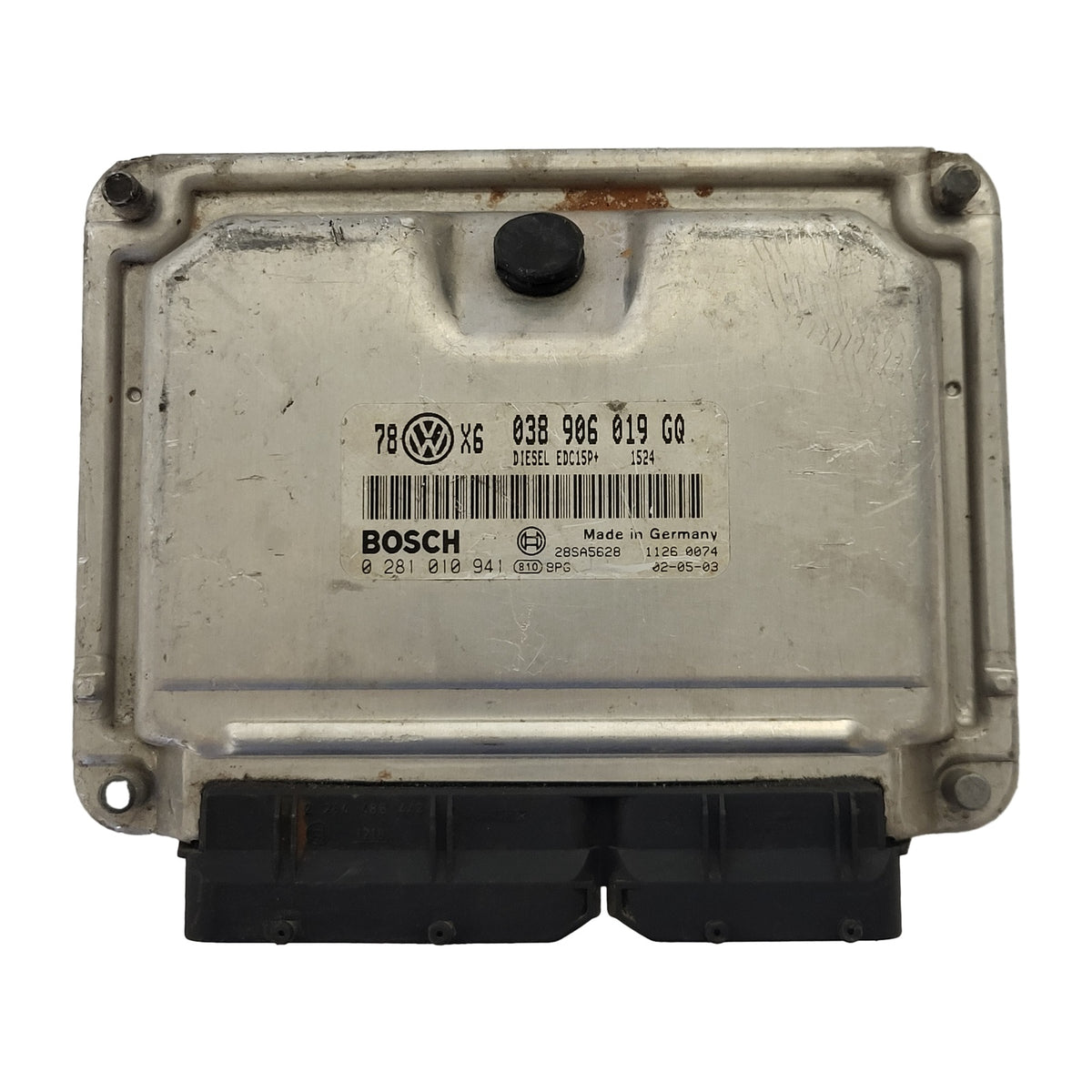 VW PASSAT ECU / 038906019GQ / 0281010941 / EDC15P+ / 038906019G / BOSCH - B29-14 - 1