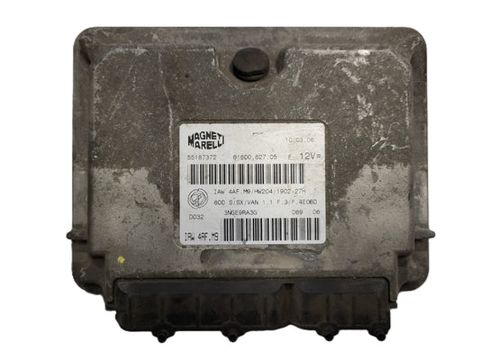 Fiat Seicento 600 ECU / 55187372 / IAW4AF.M9 / 61600.627.05 / MAGNETI MARELLI