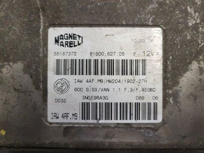 Fiat Seicento 600 ECU / 55187372 / IAW4AF.M9 / 61600.627.05 / MAGNETI MARELLI