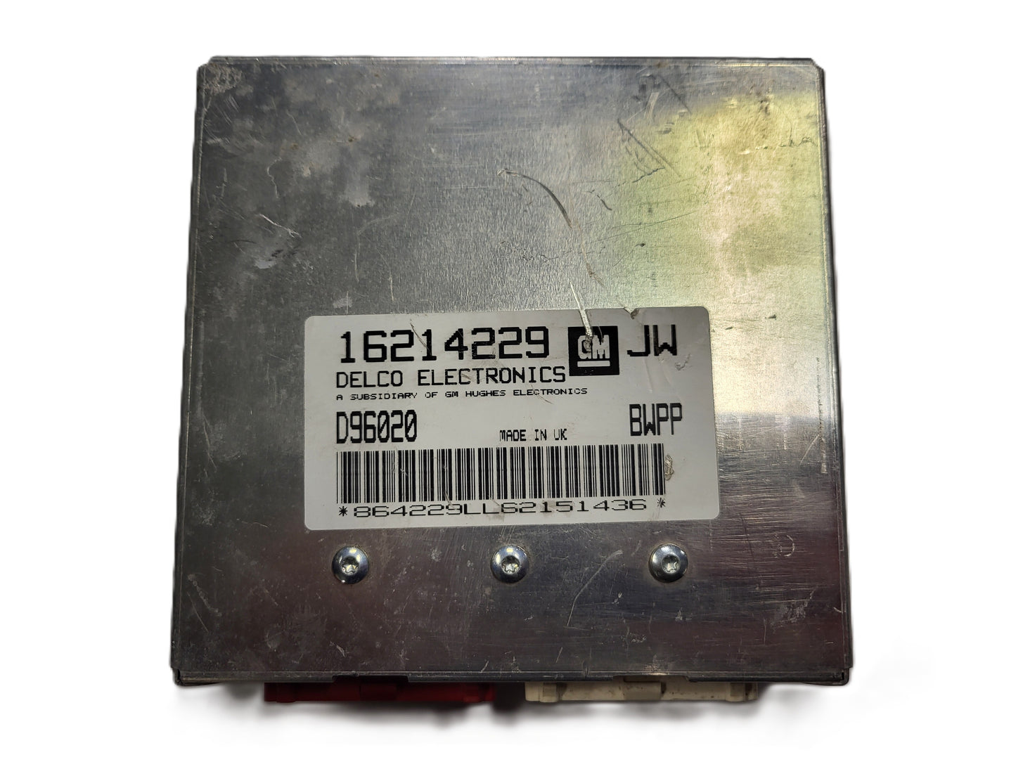 Opel ECU / 16214229 / D96020 / JW / BWPP / DELCO