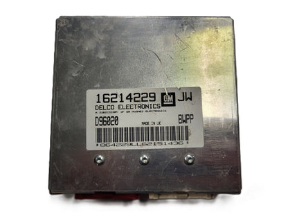 Opel ECU / 16214229 / D96020 / JW / BWPP / DELCO