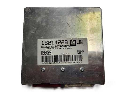 Opel ECU / 16214229 / D96020 / JW / BWPP / DELCO