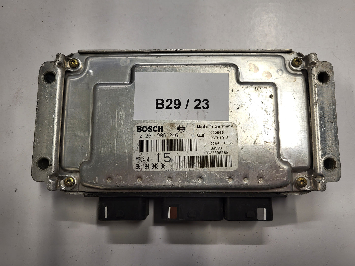 Peugeot Citroen ECU / 0261206246 / M7.4.4 / 9637838780 / BOSCH