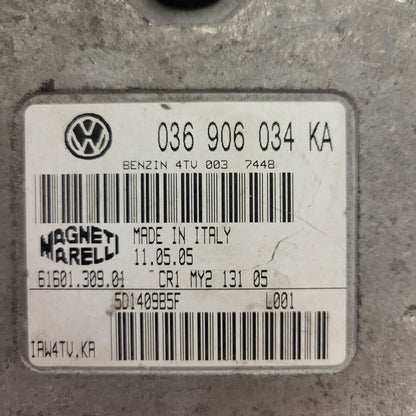 VW ECU / 036906034KA / IAW 4TV.KA / 61601.309.01 / MAGNETI MARELLI