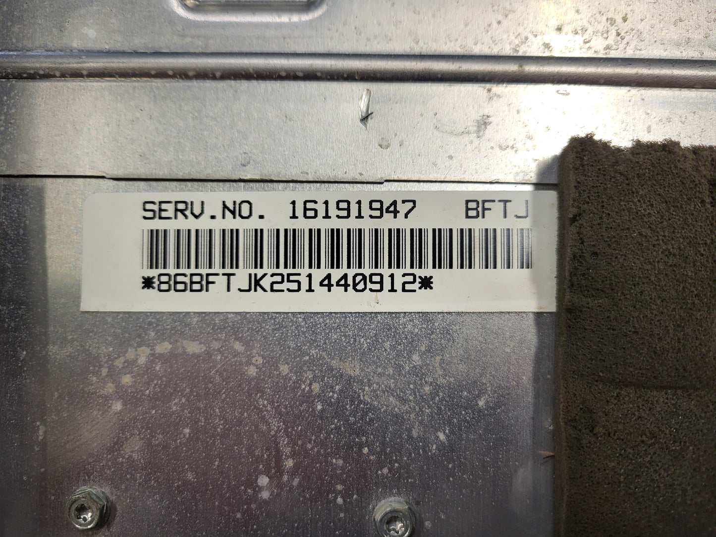 PONTIAC TRANS SPORT ECU / 16191947 / BFTJ