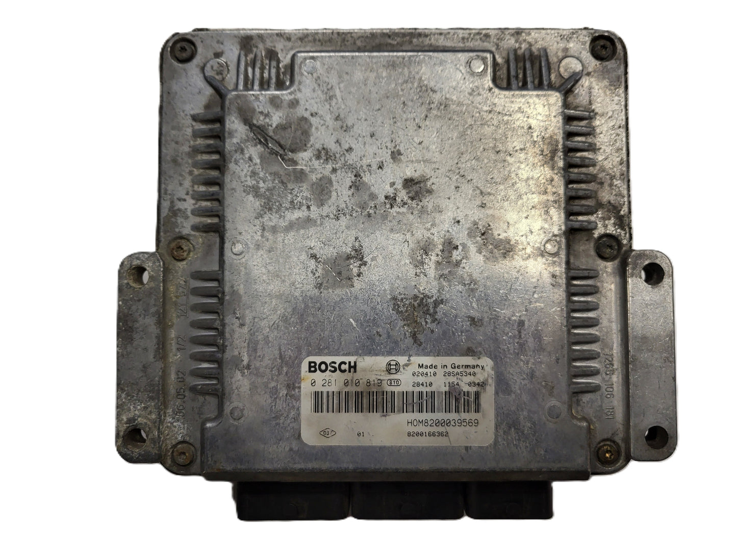 RENAULT ECU / 0281010819 / 8200039569 / 8200166362 / BOSCH