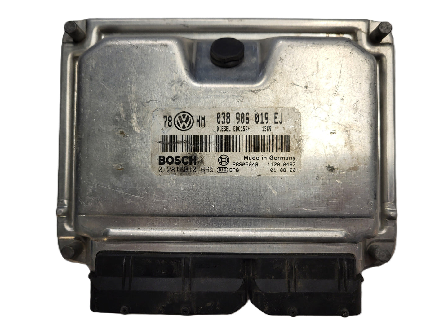 VW ŠKODA VAG ECU / 038906019EJ / 0281010665 / EDC15P+ / 28SA5043 / 038906019
