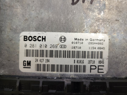 OPEL VECTRA ECU / 0281010269 / 24417194 / PE / BOSCH