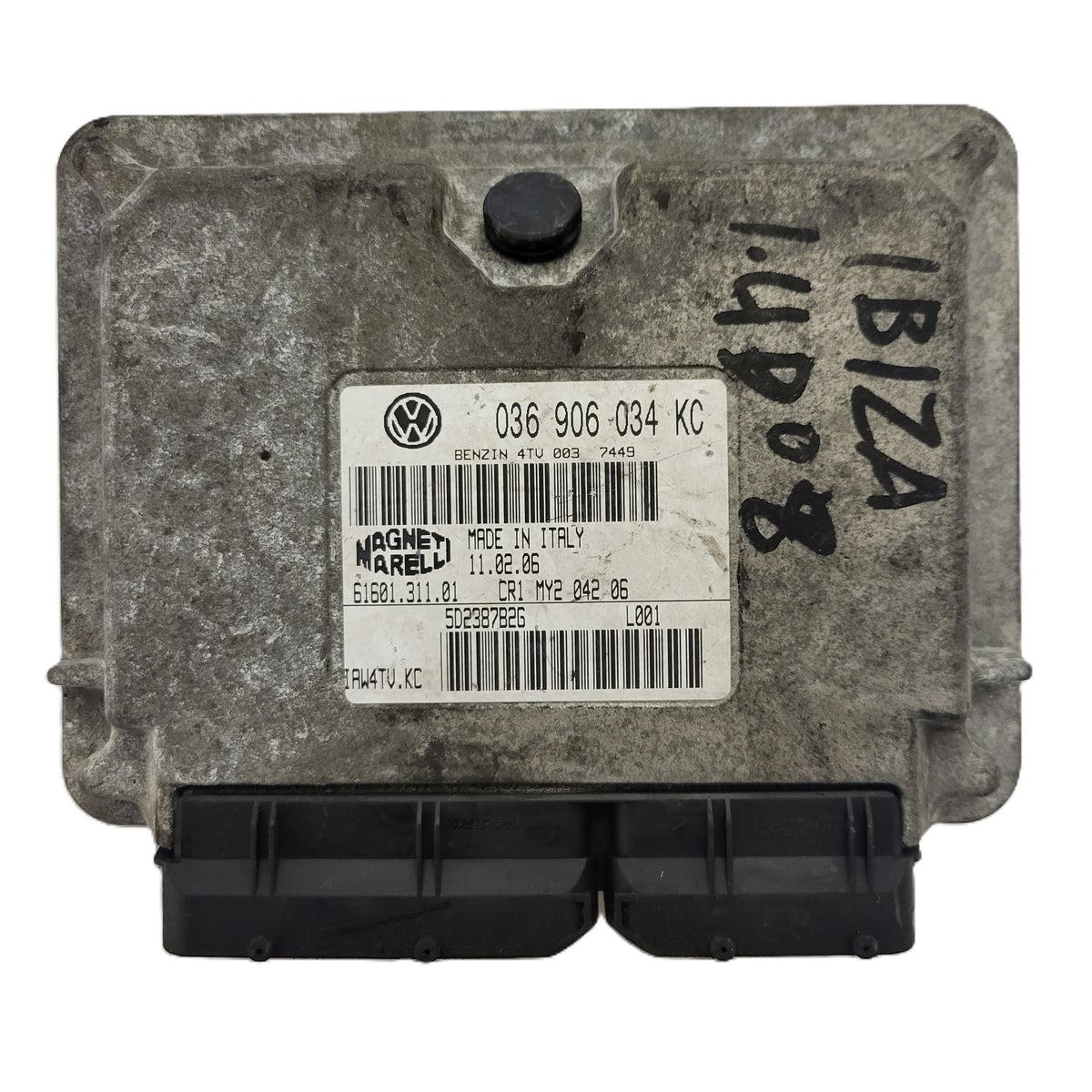 VOLKSWAGEN SEAT ECU / 036906034KC / IAW 4TV.KC / 61601.311.01 / MAGNETI MARELLI - B30-15 - 1