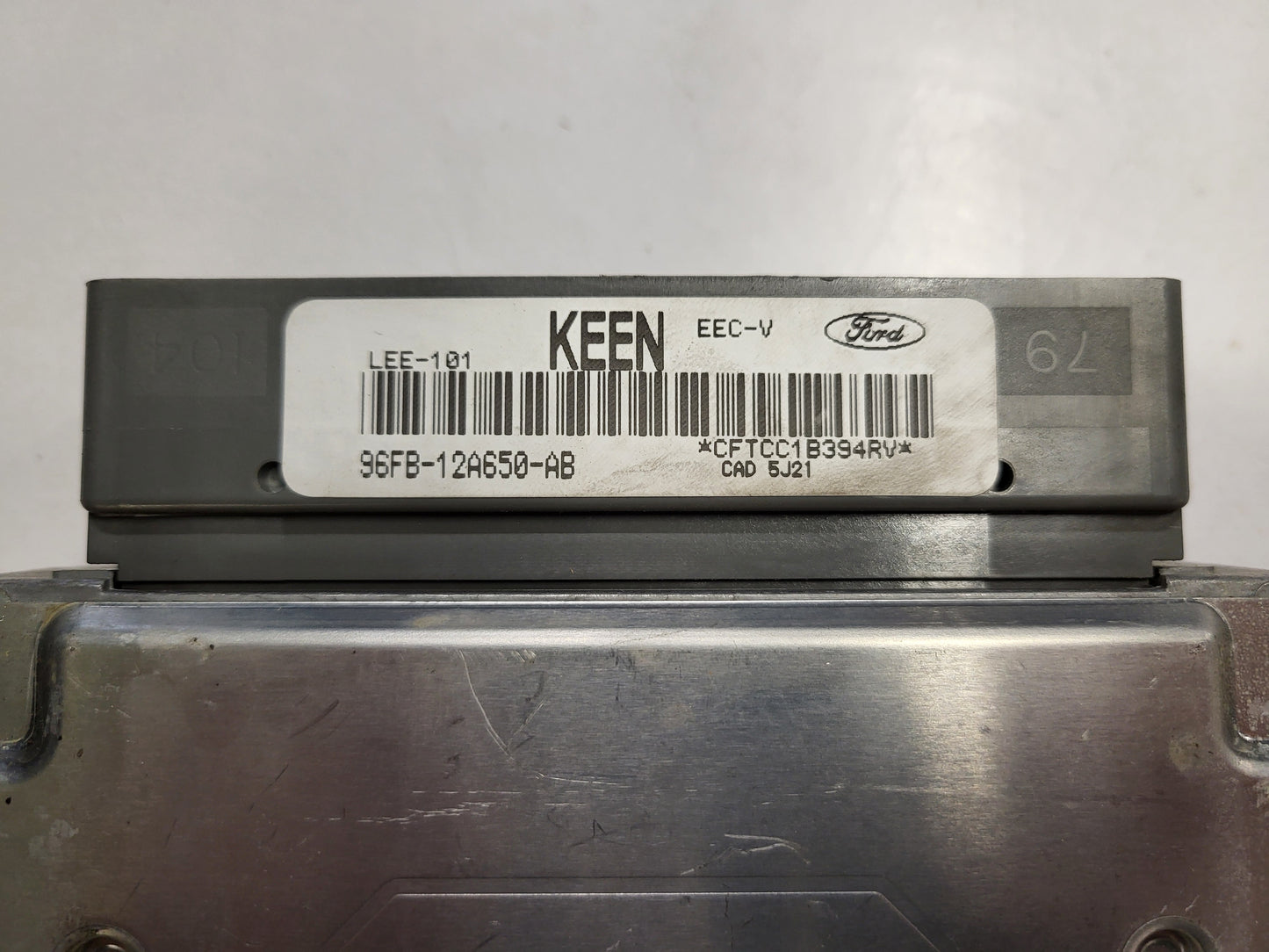 FORD FIESTA ECU / 96FB-12A650-AB / LEE-101 / EEC-V / KEEN / 96FB12A650AB