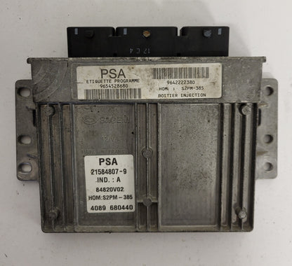 PEUGEOT CITROEN ECU / 21584807-9 / 9654528680 / 9642222380 / S2PM-285 / SAGEM