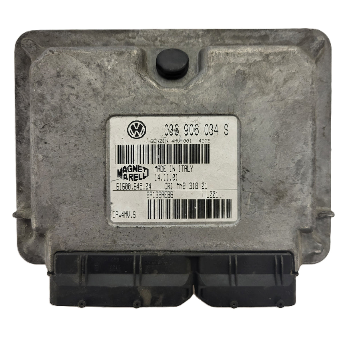 VW POLO ECU / 036906034S / 61600.645.04 / IAW4MV.S / MAGNETI MARELLI - B31-03 - 1