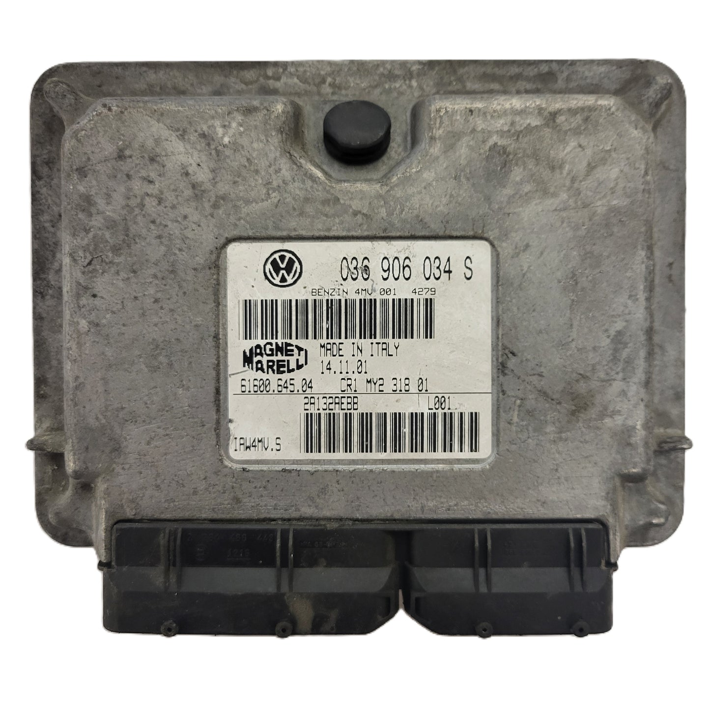 VW POLO ECU / 036906034S / 61600.645.04 / IAW4MV.S / MAGNETI MARELLI