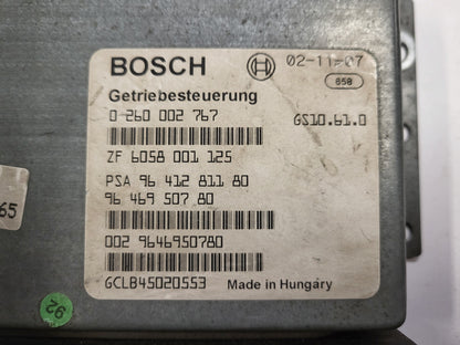 PEUGEOT CITROEN ECU / 0260002767 / 9641281180 / 9643703380 / BOSCH