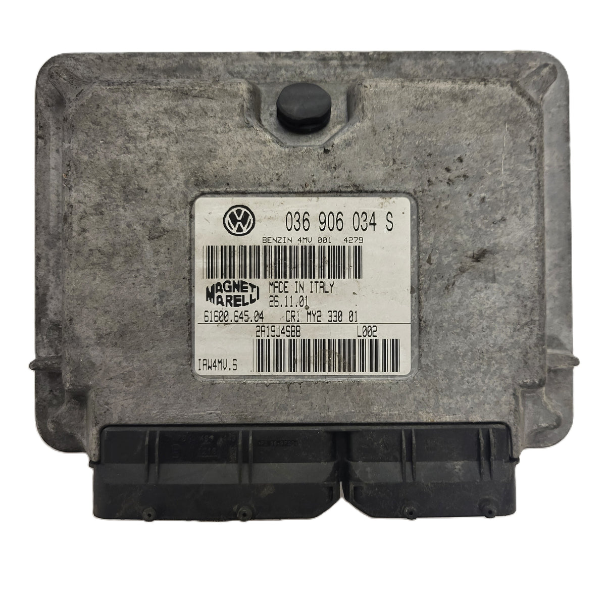 VW POLO ECU / 036906034S / 61600.645.04 / IAW4MV.S / MAGNETI MARELLI - B31-09 - 1