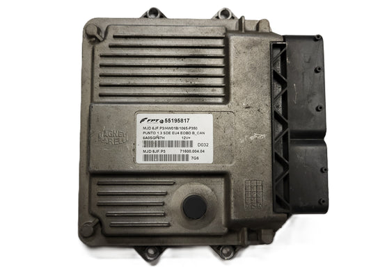 FIAT PUNTO ECU / MJD 6JF.P3 / 55195817 / HW1BM / 71600.053.00 / MAGNETI MARELLI