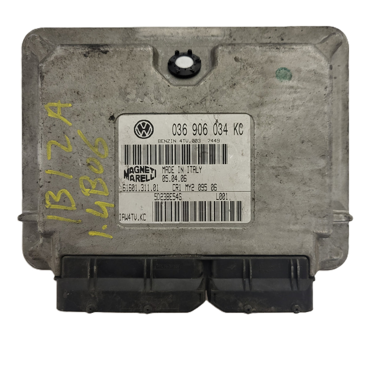 VOLKSWAGEN SEAT ECU / 036906034KC / IAW 4TV.KC / 61601.311.01 / MAGNETI MARELLI - B31-17 - 1