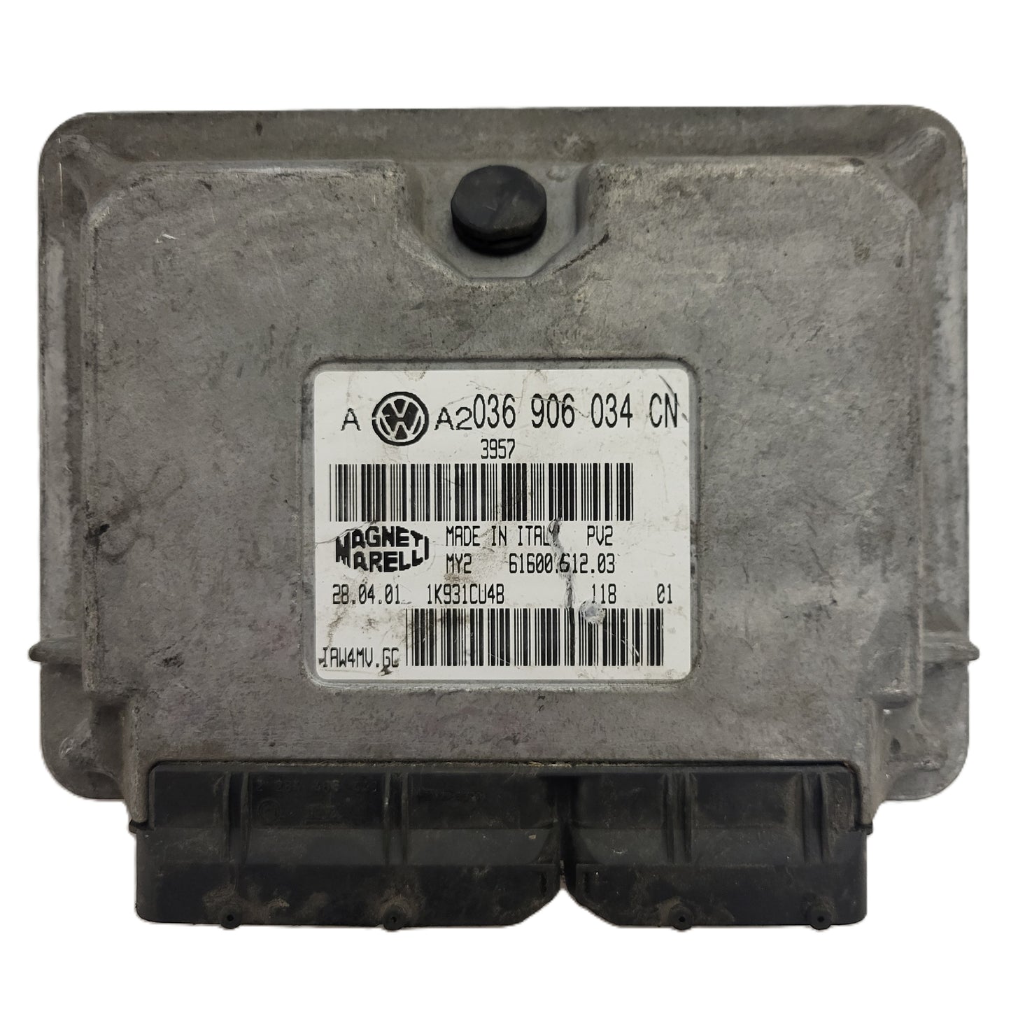 VW GOLF ECU / 036906034CN / IAW 4MV.GC / 61600.612.03 / MAGNETI MARELLI