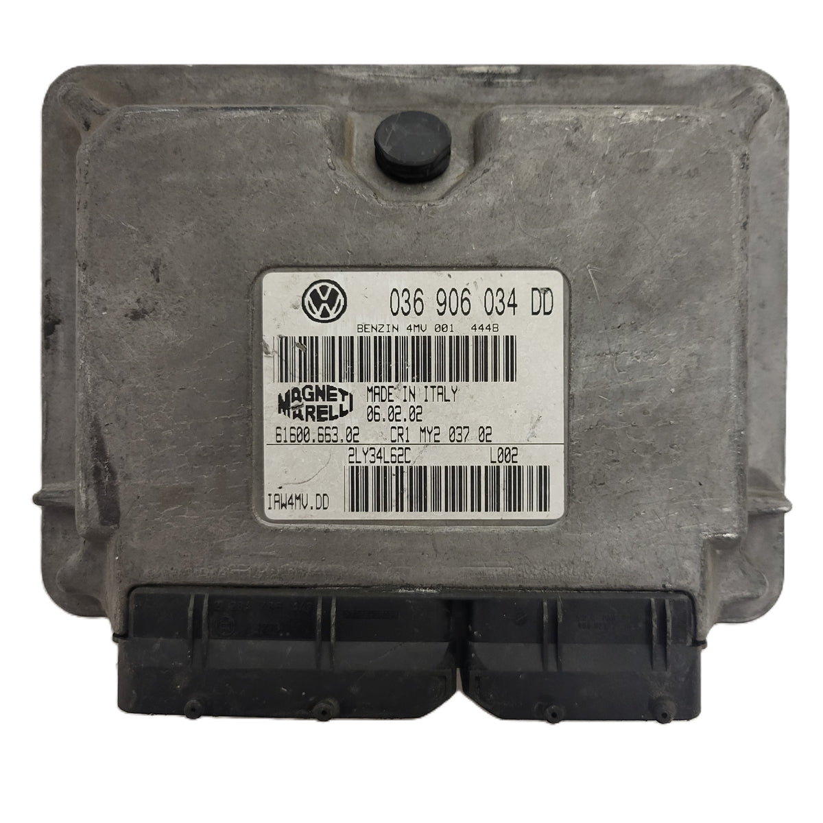 VW POLO ECU / 036906034DD / IAW4MV.DD / 61600.663.02 / MAGNETI MARELLI - B32-03 - 1