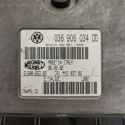 VW POLO ECU / 036906034DD / IAW4MV.DD / 61600.663.02 / MAGNETI MARELLI