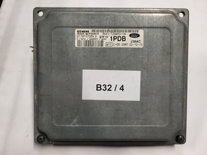 Ford ECU / S118107004D / 3S61-12A650-CB / 1PDB / SIM22 / J38AC / SIEMENS