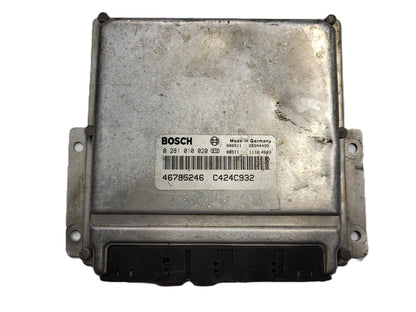 ALFA ROMEO ECU / 0281010020 / 46785246 / C424C932 / BOSCH