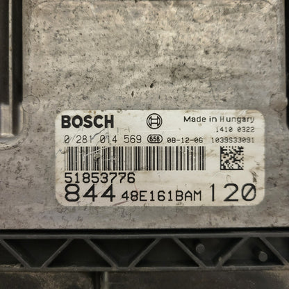 LANCIA DELTA 1.6 MTJ ECU / 0281014569 / 51853776 / BOSCH