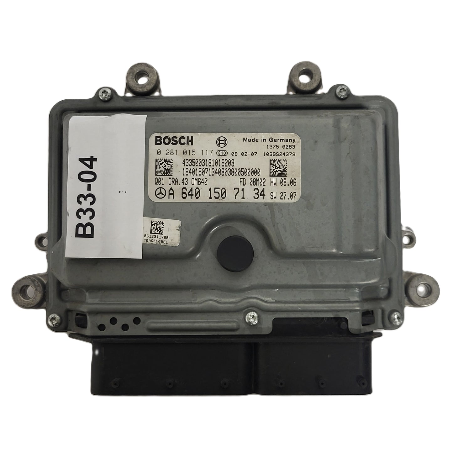 MERCEDES BENZ A B / 0281015117 / A6401507134 / BOSCH CRA.43 / OM640 BOSCH
