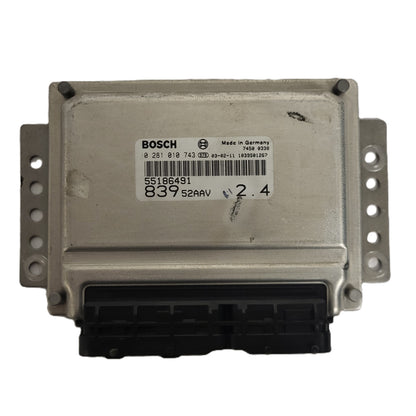 LANCIA LYBRA 2.4 JTD ECU / 0281010743 / 55186491 / BOSCH