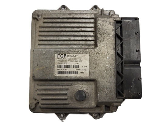 LANCIA YPSILON ECU / 55192097 / MJD 6JF.Y1 / HW01C / 71600.007.01