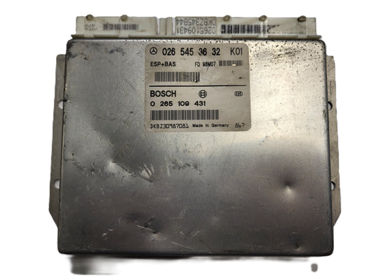 MERCDES BENZ ECU / 0265453632 / 0265109431 / BOSCH / ESP HBA
