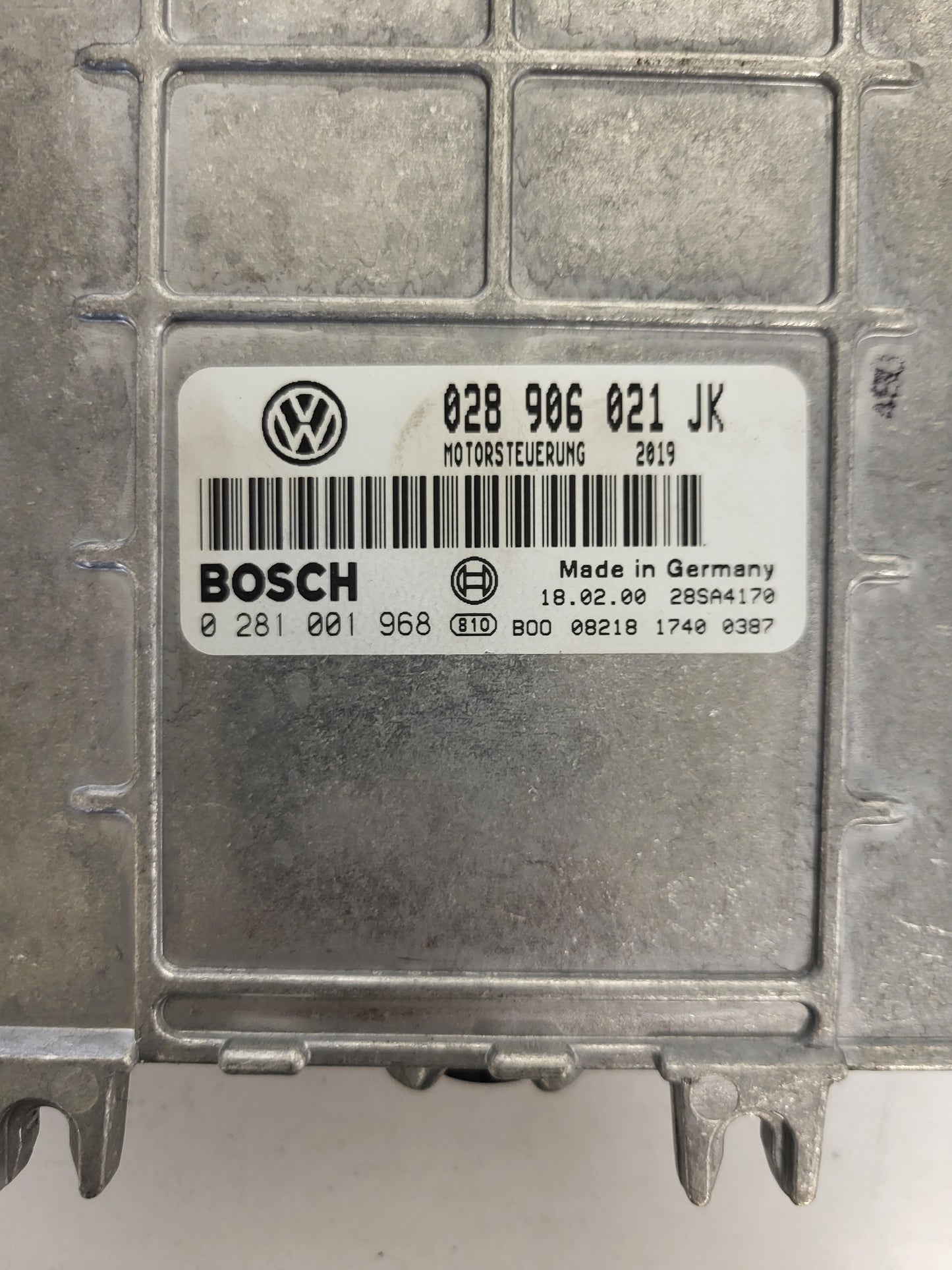 VW SHARAN FORD GALAXY ECU / 028906021JK / 0281001968 / BOSCH