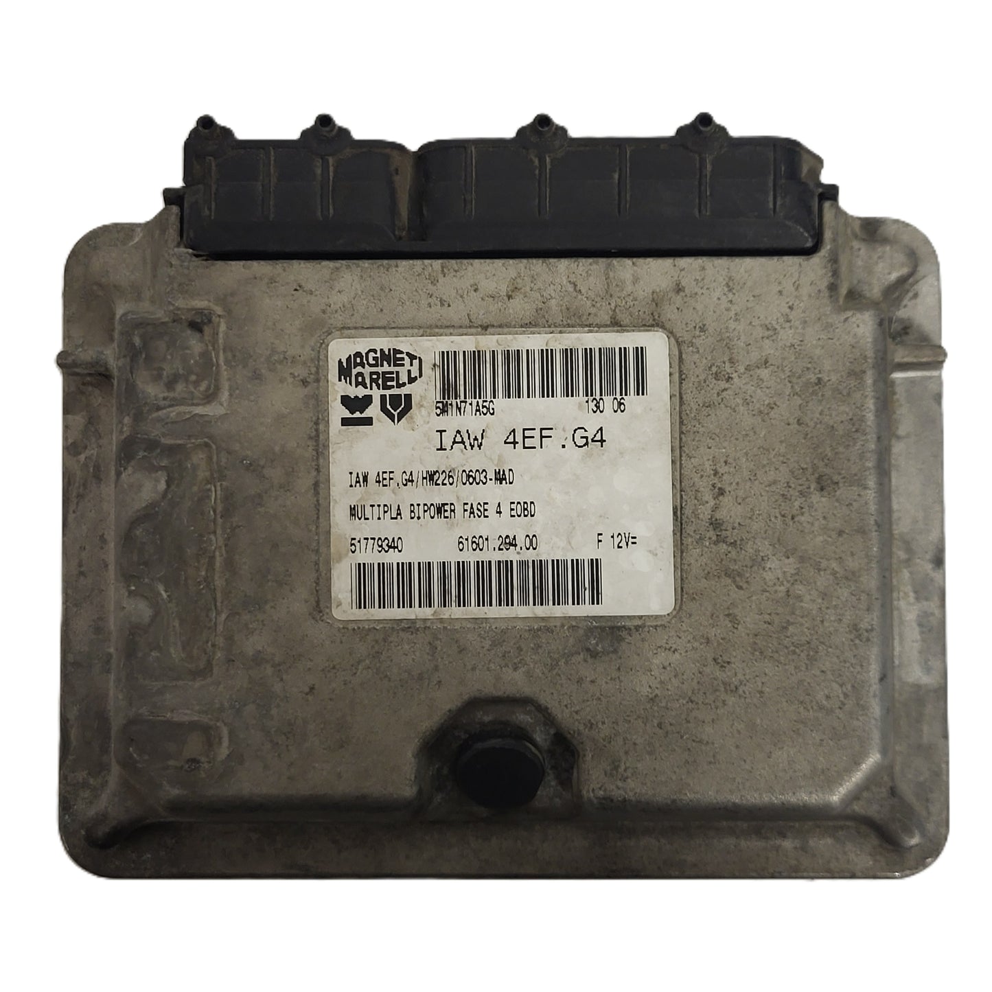 FIAT MULTIPLA BIPOWER ECU / IAW 4EF.G4 / HW226 / 51779340 / 61601.294.00