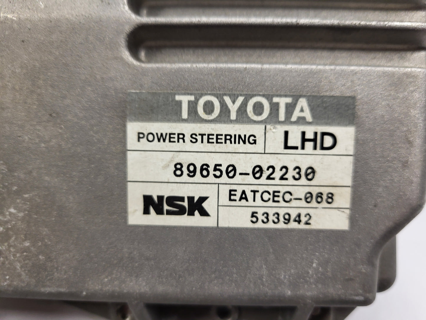 TOYOTA POWER STEERING ECU / 89650-02230 / 533942 / NSK