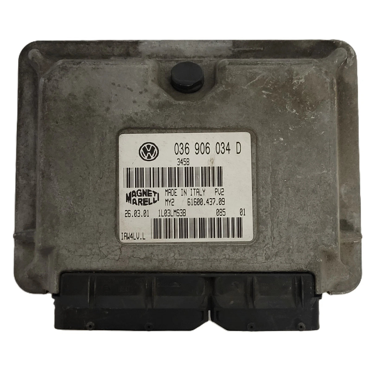 VW POLO ECU / 036906034D / IAW4LV.L / 61600.437.09 / 036906034 MAGNETI MARELLI - B33-23 - 1