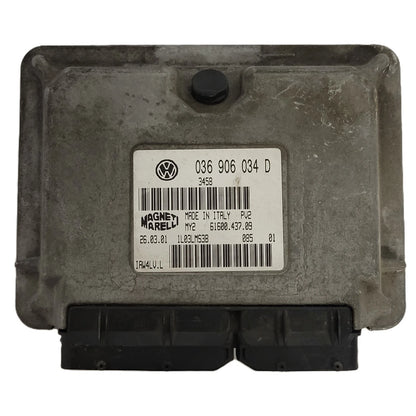 VW POLO ECU / 036906034D / IAW4LV.L / 61600.437.09 / 036906034 MAGNETI MARELLI - B33-23 - 1
