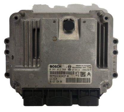 PEUGEOT CITROEN ECU / 0281013868 / 9663755480 / EDC16C34 / BOSCH