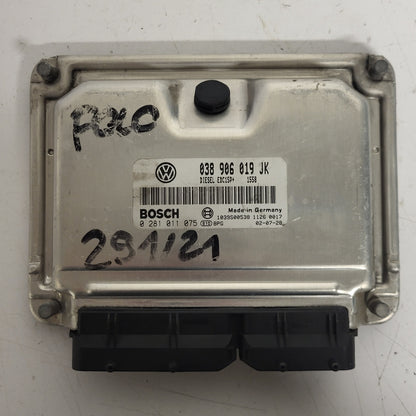 VW POLO ECU / 038906019JK / 0281011075 / EDC15P+ / BOSCH