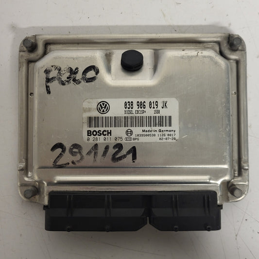 VW POLO ECU / 038906019JK / 0281011075 / EDC15P+ / BOSCH