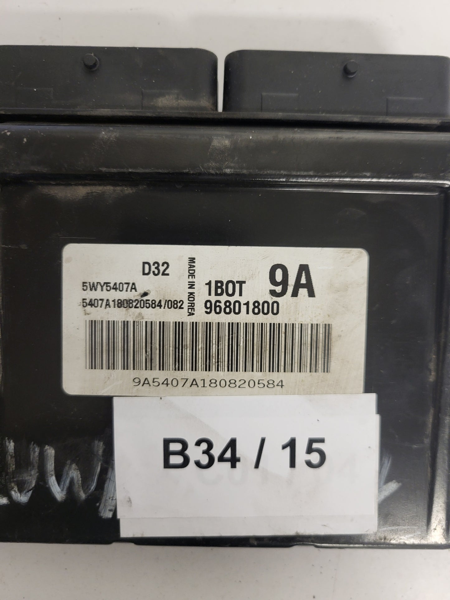 CHEVROLET MATIZ  ECU / 96801800 / 5WY5407A / 1BOT / 9A / D32