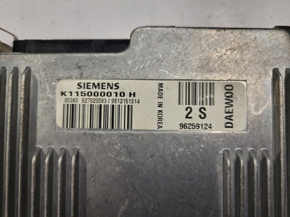 DAEWOO MATIZ ECU / K115000010H / 96259124 / SIEMENS
