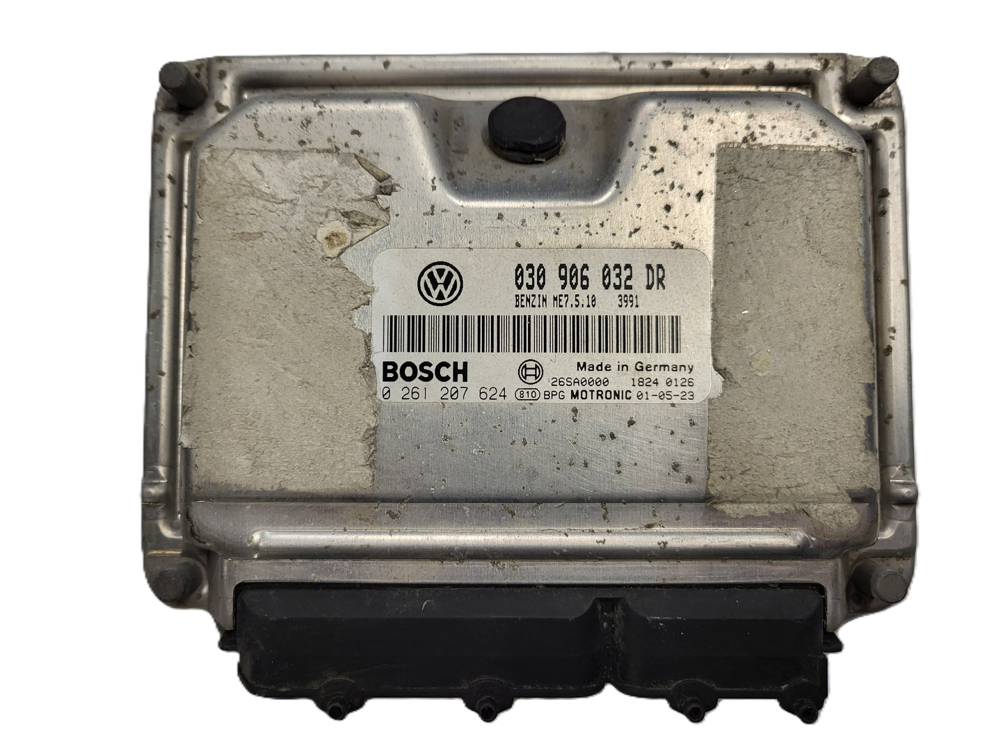 VW SEAT ŠKODA 1.0 ECU / 030906032DR / 0261207624 / ME7.5.10 / BOSCH