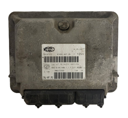 Fiat Seicento 600 ECU / 55187372 / IAW4AF.M9 / 61600.627.05 / MAGNETI MARELLI