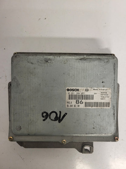 PEUGEOT 106 CITROEN AX 1.0 ECU / 0261204051 / 9624936180 / MA3.0 / BOSCH